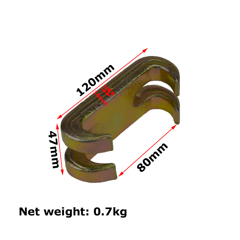 3 Ton Double Claw Hook Pull Mo-Clamp Auto Body Dent Repair Panel Beating