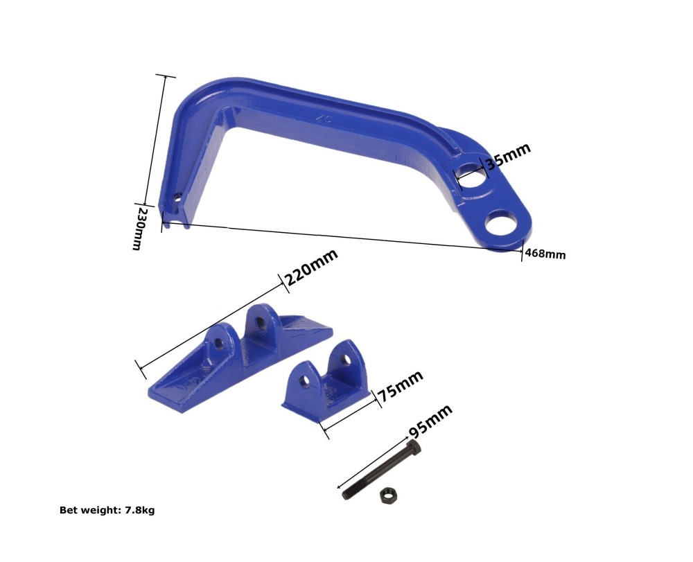 5 Ton Deep Hook Auto Body Frame Jumbo Hook Pulling Mo-Clamp Dent Puller