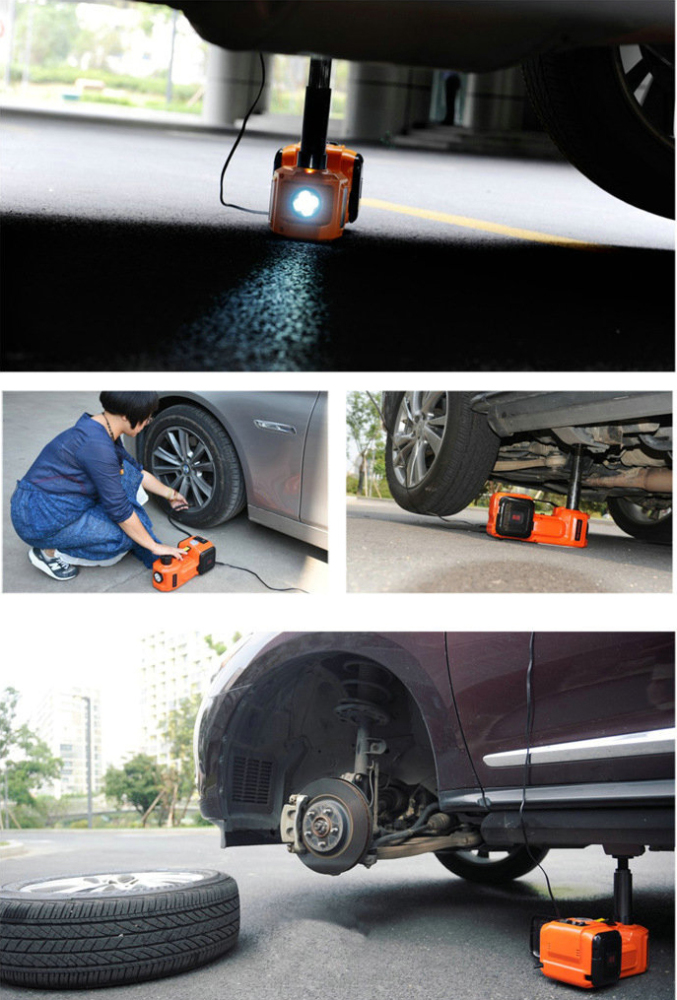 5ton Electric DC 12V Drive Hydraulic Lifting Jack 15.5-45cm Lift Range