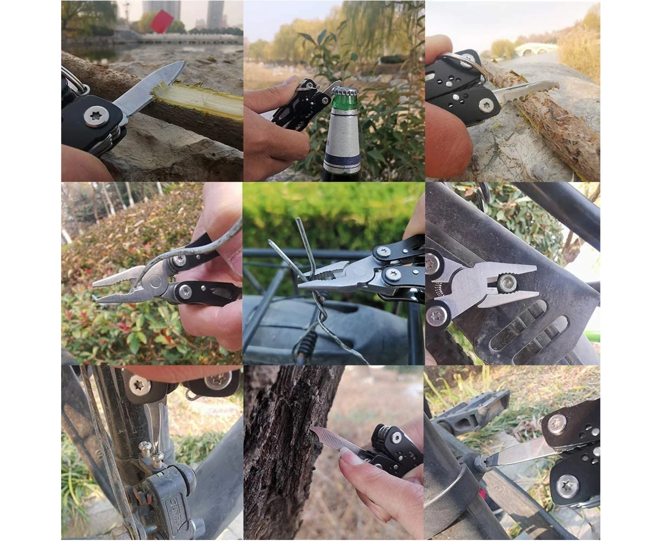 2CR Stainless Steel Multipurpose Fishing Pliers Spring Loaded Corrosion Resistant