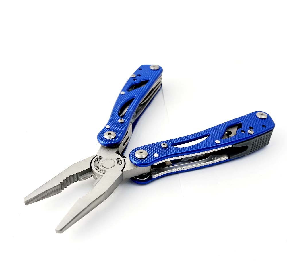 2CR Stainless Steel Multipurpose Fishing Pliers Spring Loaded Corrosion Resistant