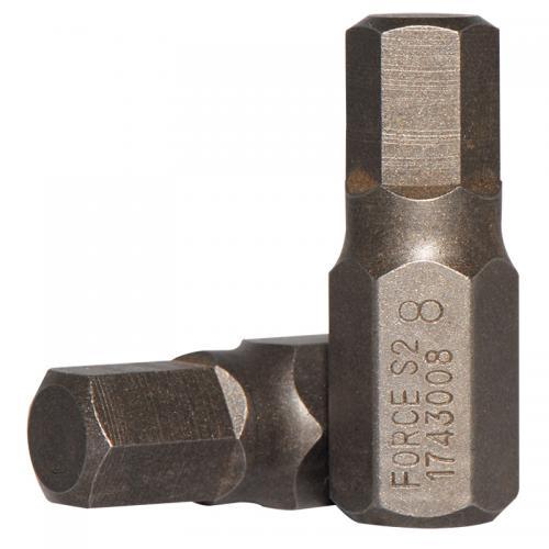 S2/CRMV Steel 5pc-pack 10mm Shank 30mmL Hex Bits Individual