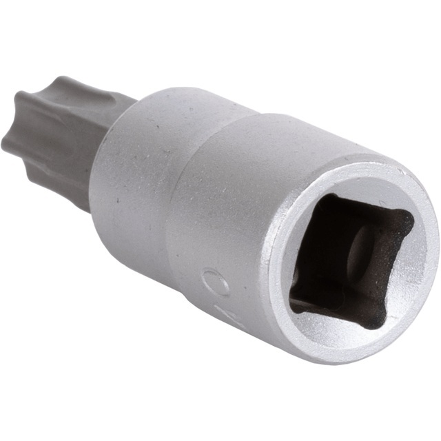Force 1/4" Drive 32mmL Tamperproof Center Hole Torx Star Bit Socket Individual: T8H-T40H