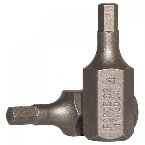 S2/CRMV Steel 5pc-pack 10mm Shank 30mmL Hex Bits Individual