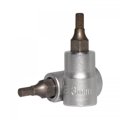 Force 1/4" Drive 32mmL Metric / Imperial Hex Allen Bit Socket Individual