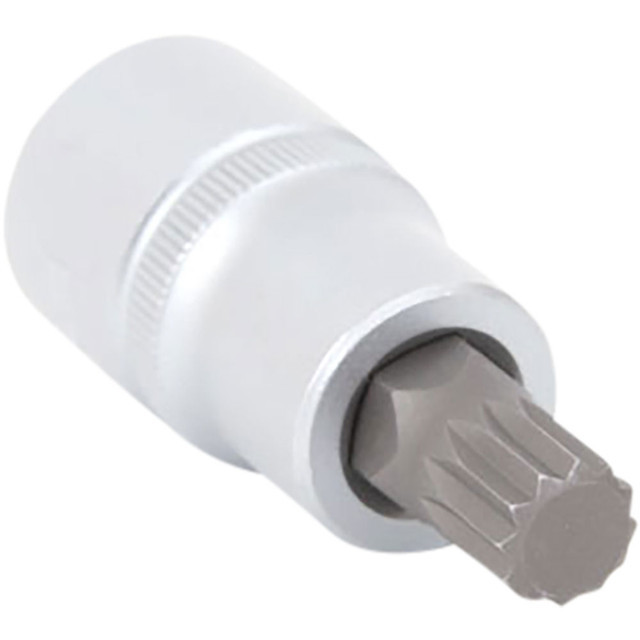 Force 3385005 3/8" Dr. 50mmL 12 Star Spline Male Socket Bits