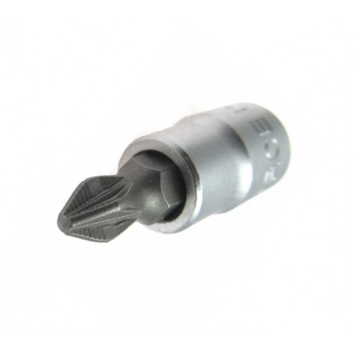Force 1/4" Dr. 32mmL Screwdriver Socket Bits Pozidriv: #0,1,2,3