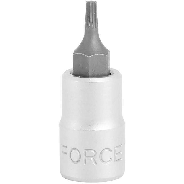 Force 1/4" Drive Torx Star Bit Socket Individual: T8-T40x32mmL, T30x90mmL