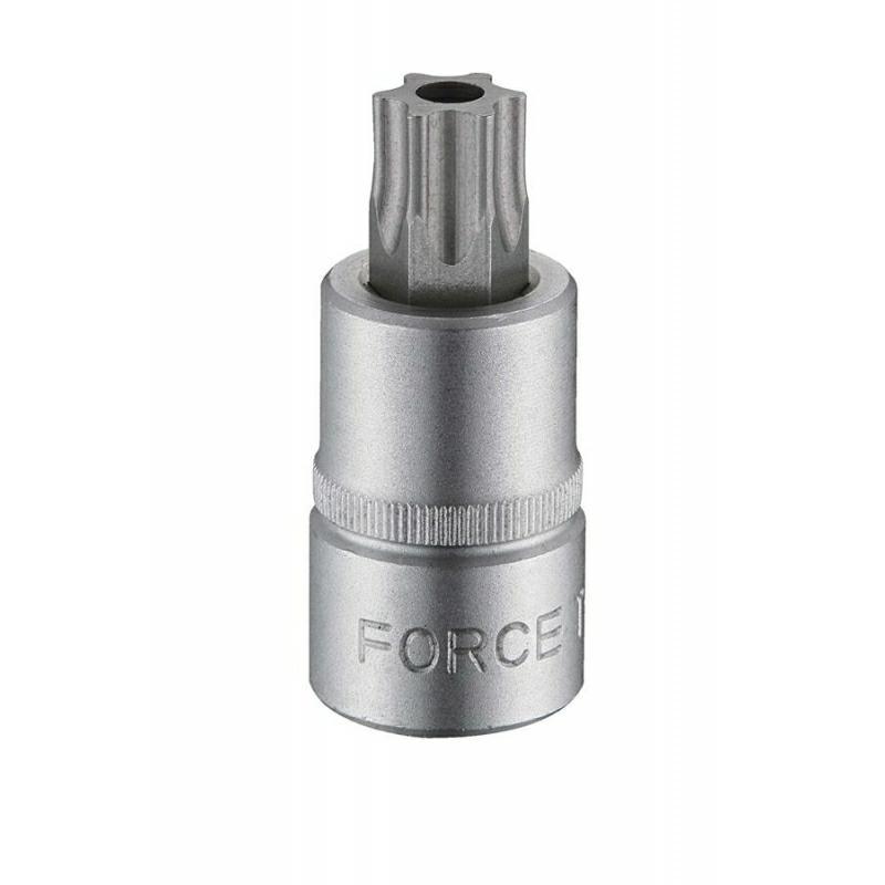 Force 3375008 3/8" Dr. 50mmL Star Torx Tamperproof Socket Bits T8H-T60H Individual