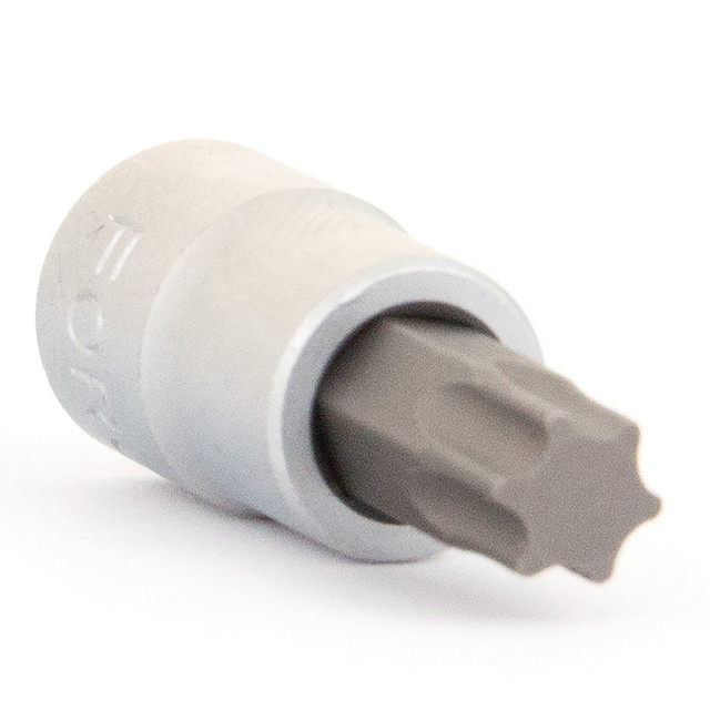 Force 1/4" Drive Torx Star Bit Socket Individual: T8-T40x32mmL, T30x90mmL