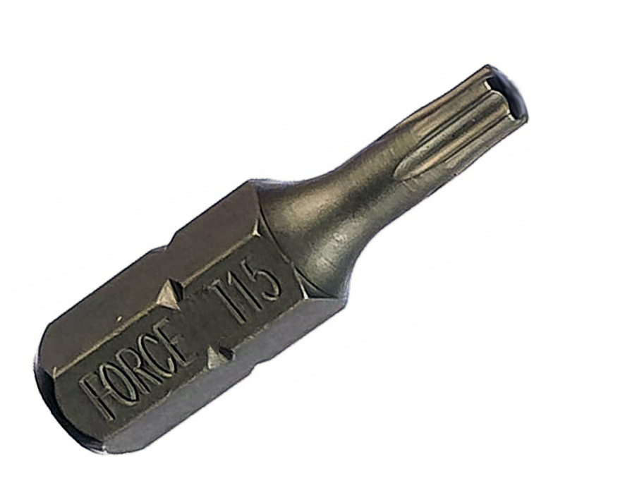 S2/CRMV Steel Torx Star Bit 10mm Shank 30mmL 5pc-pack Individual