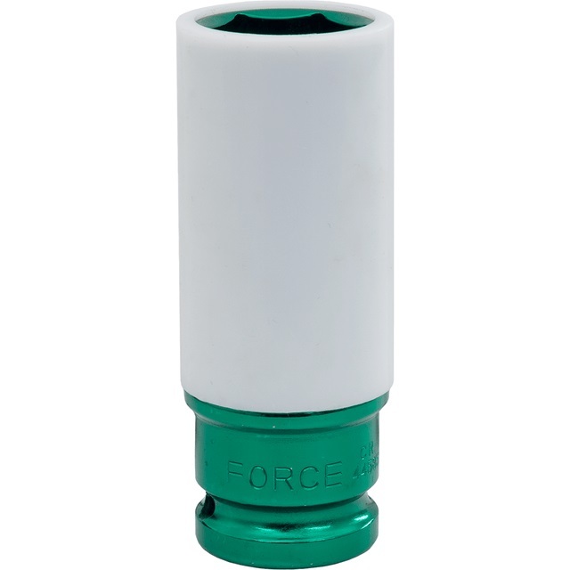 Force 44585..C 1/2" Dr. Mag Wheel Nut 6PT 85mmL Deep Impact Socket with Sleeve