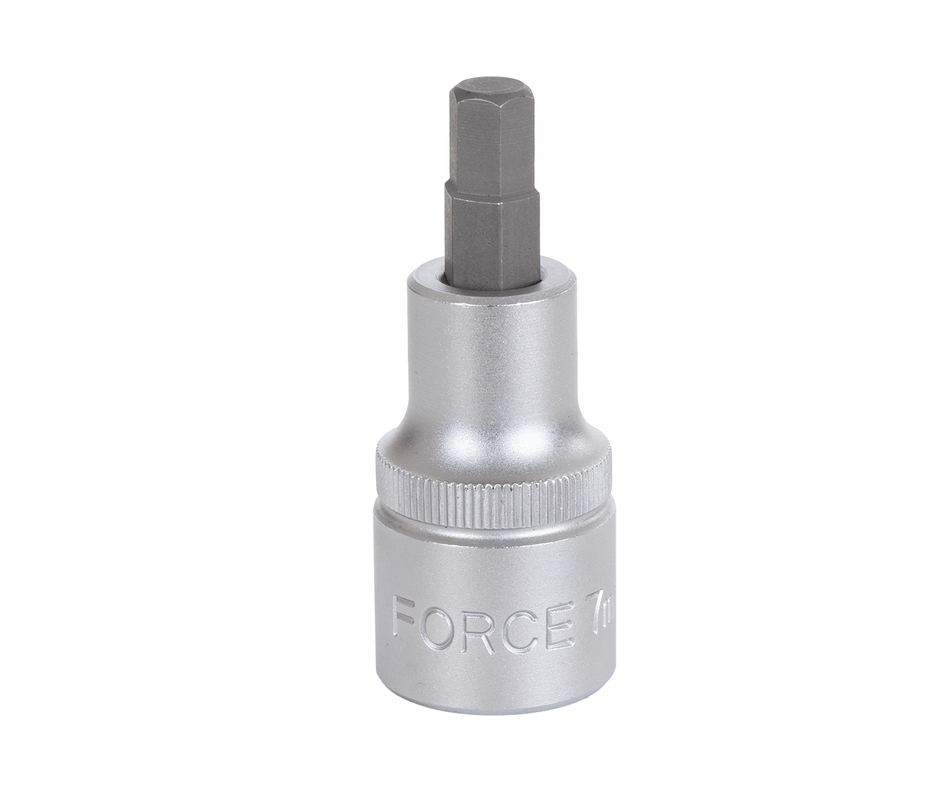 Force 4111 1/2" Dr. Hex Socket Bits 10pc Metric H4-12mm Set