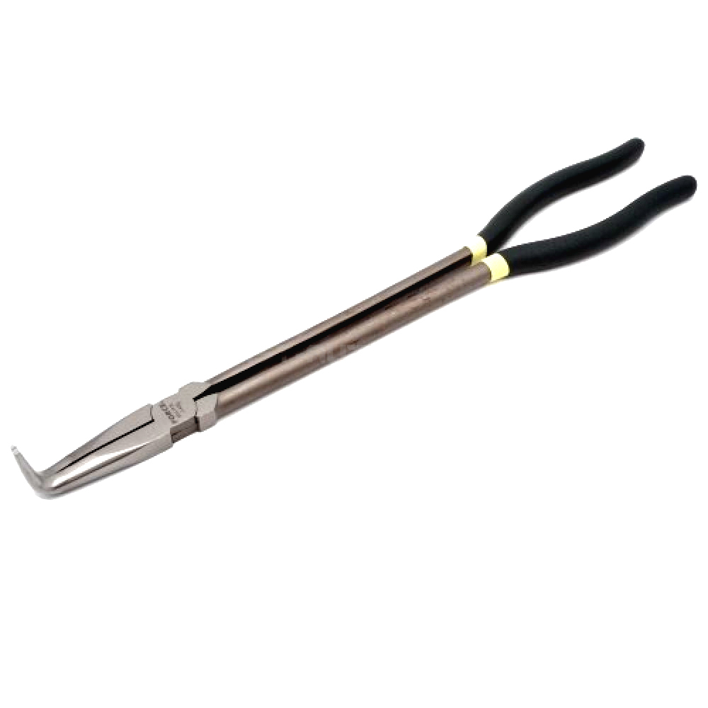 Force 5047P3L 480mmL/19" Extra Long Reach Jaw Pliers Bent Curved