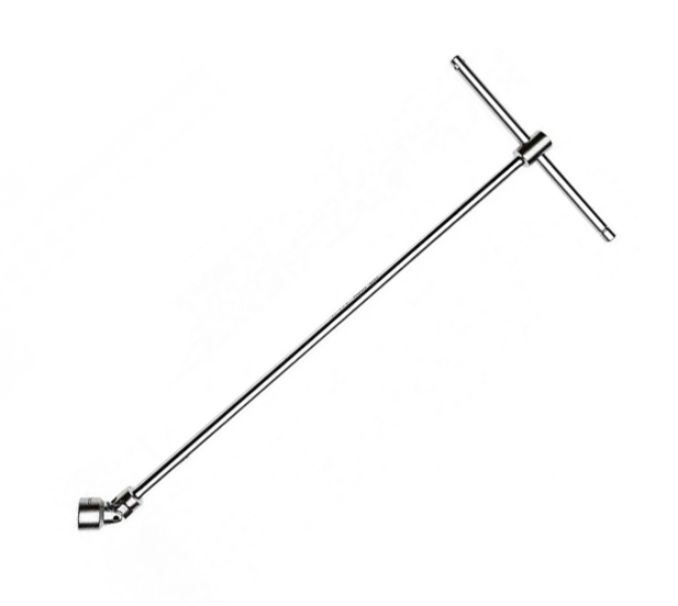 Force 50816 8pc Swivel Knee Joint Long Socket T-handle Wrench Set 1/4-3/8-1/2"dr.