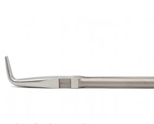 Force 5047P 11" 280mmL Long Reach Jaw Pliers 4 Points Gripping Ring Head / 90° Curved Jaw