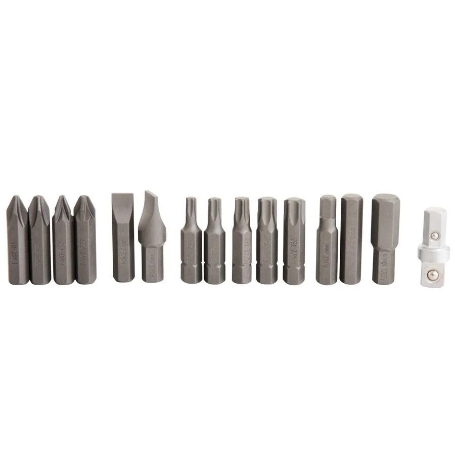 Force 5171 17pc Impact Screw Driver Set with Torx, Hex, Phillip Pozi Bits