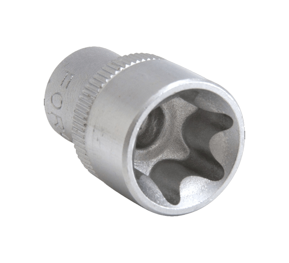 Force / King Tony Cr-V Alloy 1/4" Dr. Torx Female E Star Socket