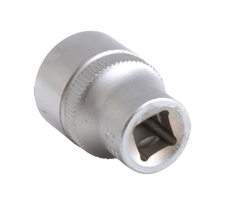 Force 1/4" Dr. 12pt Double Hex 25mmL Flank Socket Metric & Imperial Size Options