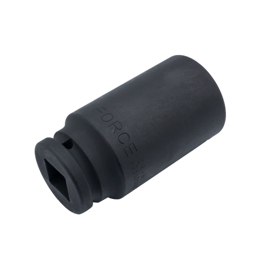 Force 3/4" dr. 8pc Cr-Mo 100mmL Deep Impact Socket Set 26-38mm Metric or 1"-1.1/2" Imperial