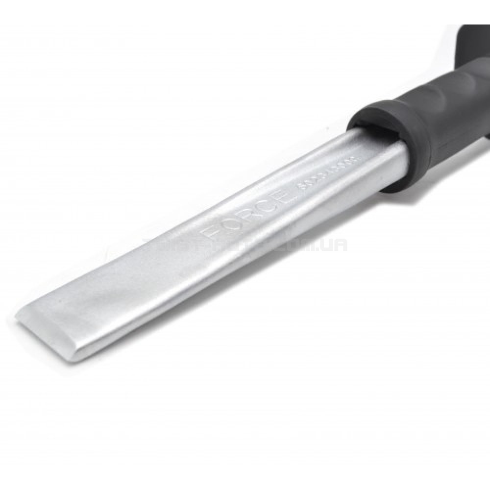 Force 60229250Q 29mmx250mmL Ribbed Flat Cold Chisel with Sheath Safe Guard Handle