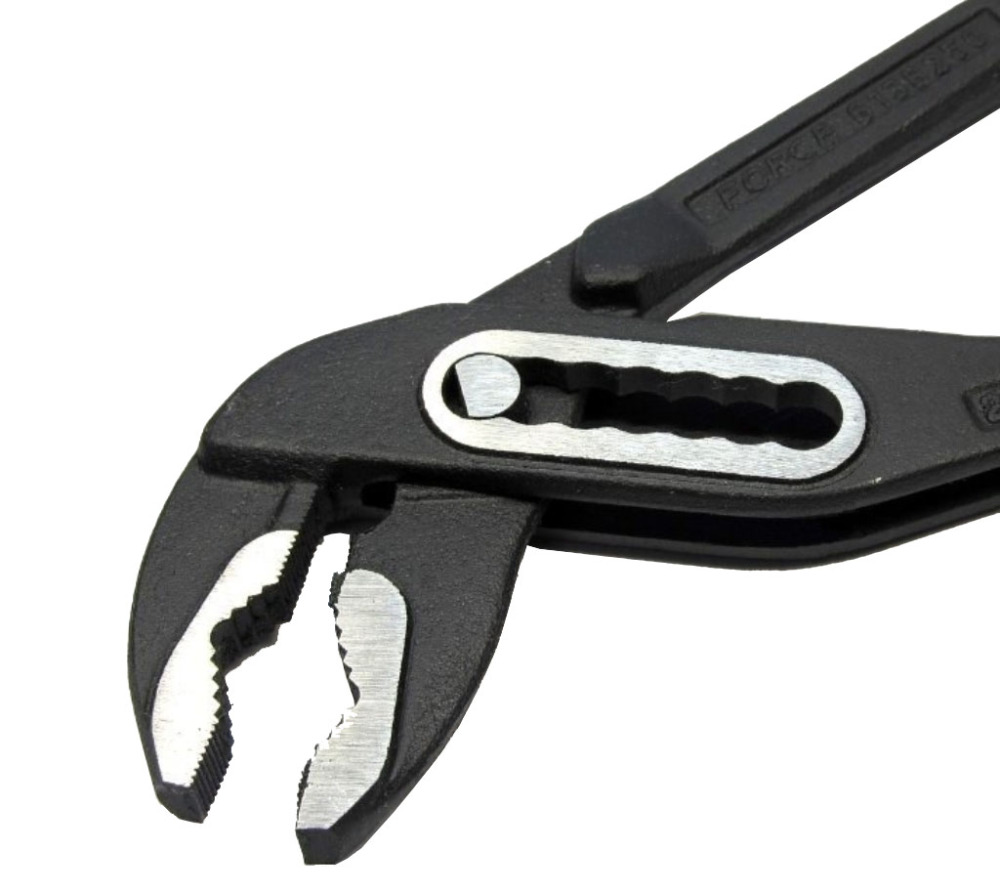 Force 613B250 10'' V-Jaw Tongue & Groove Waterpump Pliers 250mmL