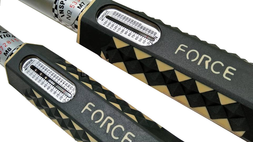 Force 647..W 1/4" or 3/8″ Dr. Tone Control Lock Torque Wrench Window Display