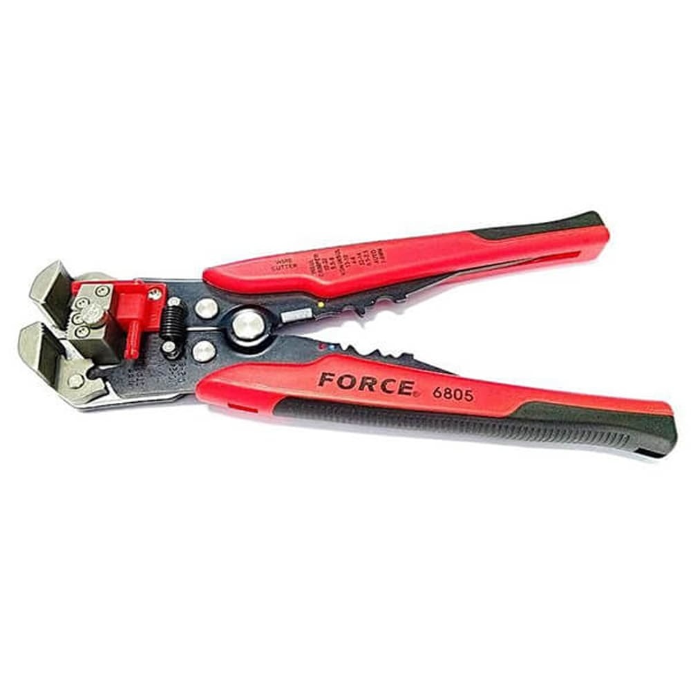 Force 6805 8" 3-in-1 Automatic Heavy Duty Wire Stripper Crimping Pliers
