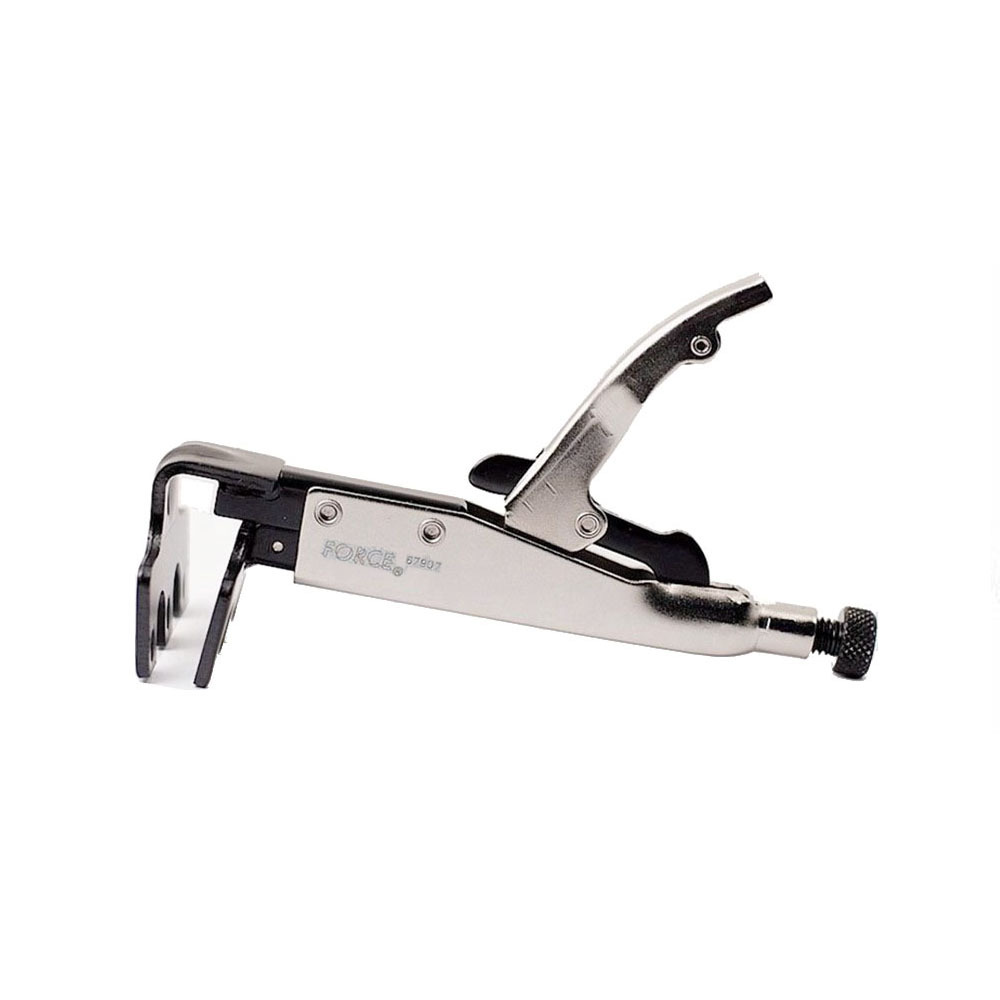 Force 67901 / 67902 Self-locking Multi-grip Welding Clamp Pliers Wide Flat/Double Curved Jaws
