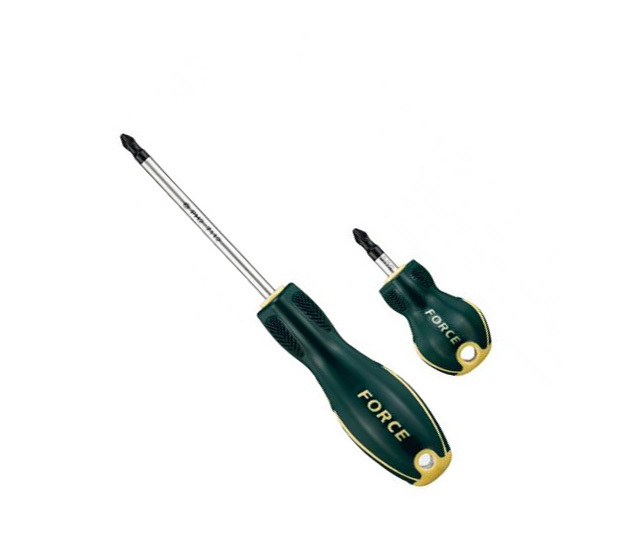 Force 711/712/713 S2 Steel Anti-Slip Screwdriver Phillip, Pozidriv, Slotted Individual