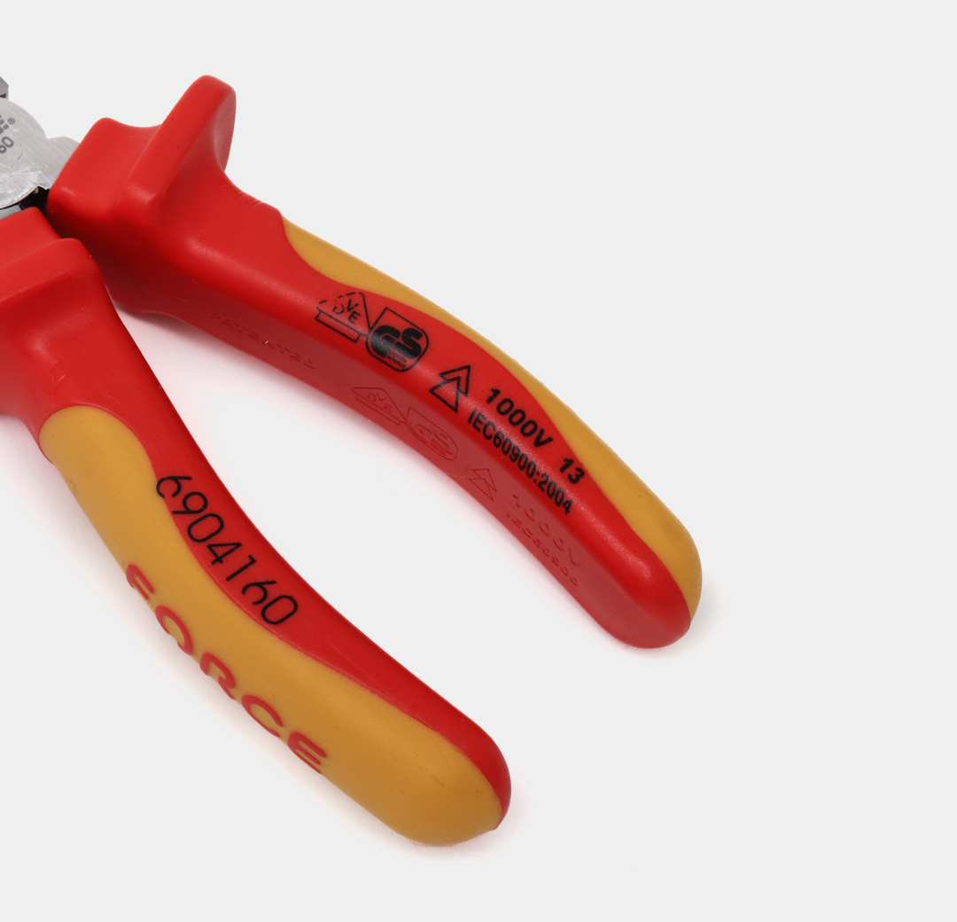 Force 1000V Insulated VDE Diagonal Cutting Pliers