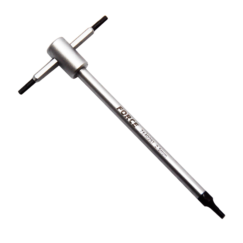 Force 764..T 3-way T-Shape Handle  3-Hex Ends Allen Key Wrench