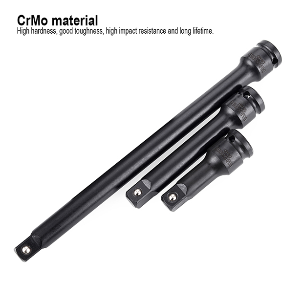1/2" Dr. Cr-Mo Impact Socket Extension Bar Option:3"/5"/10"