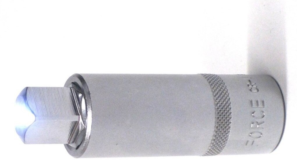 Force 8044080L 1/2" Dr. 80mmL Socket Extension Bar with LED Light