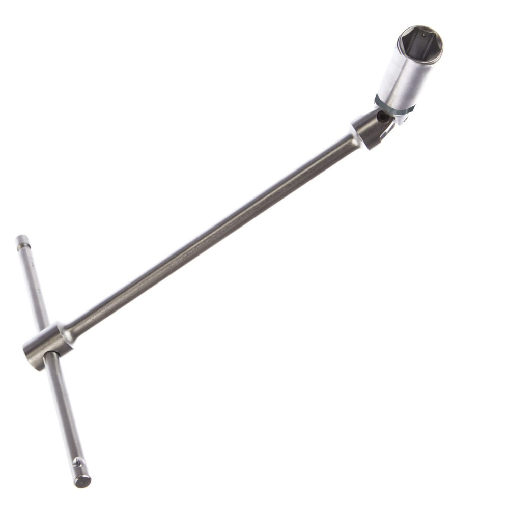 Force 8073..BM 3/8" Dr. T Handle Swivel Universal Magnetic Spark Plug Socket