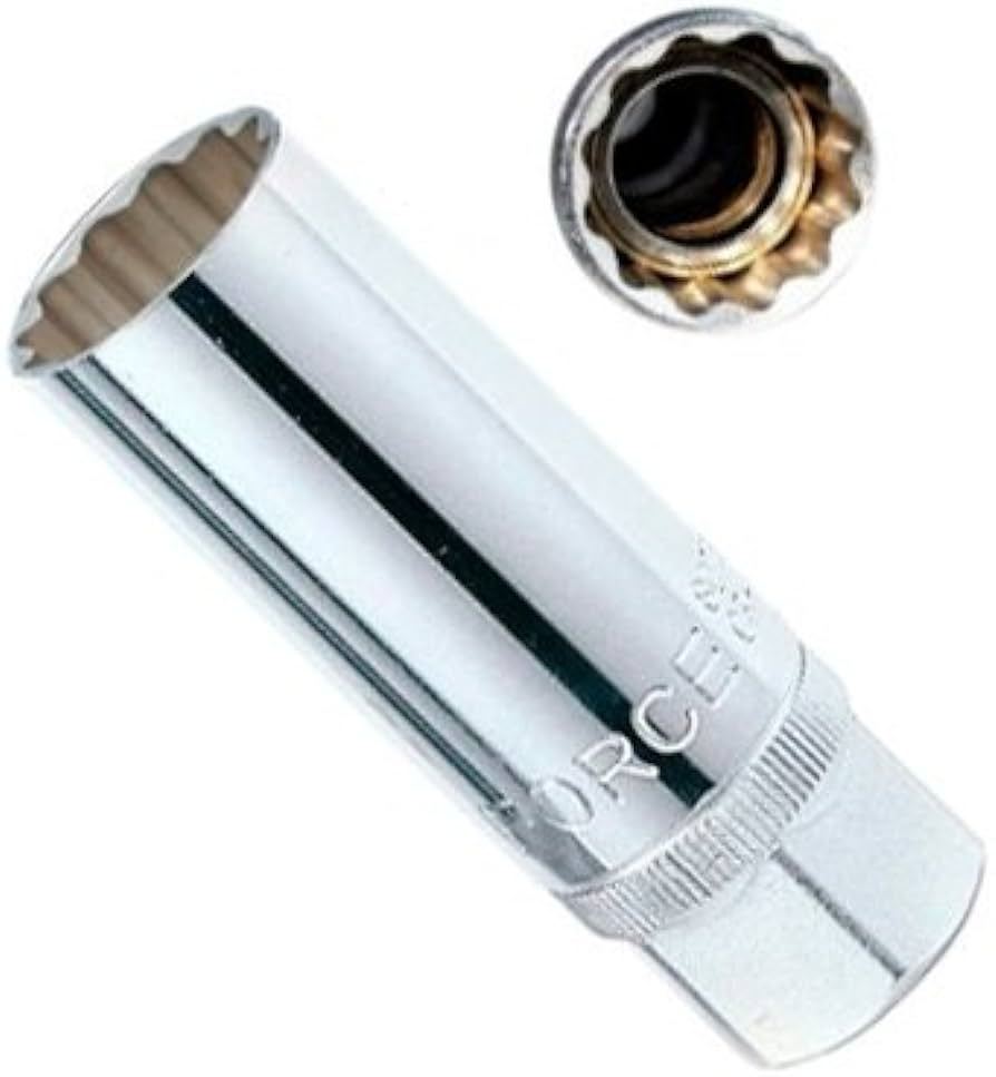 Force 8073.. 3/8" Dr. 70mm Deep Spark Plug Socket W/Without Magnetic