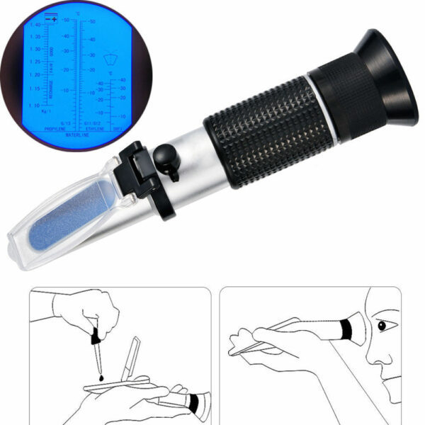 Force 9G0303 Refractometer Antifreeze-Battery & Acid Adblue Tester