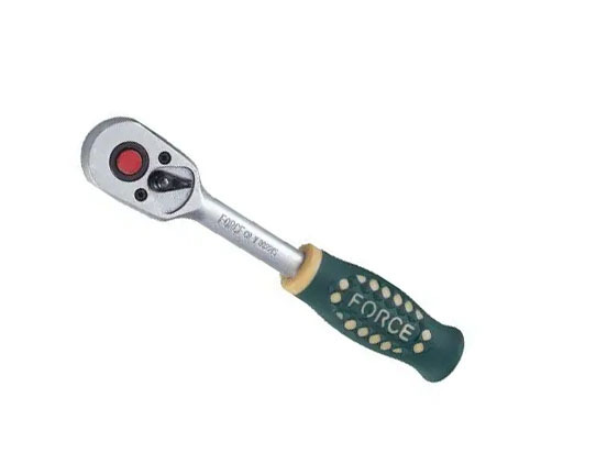 Force K30713 7pc 3/8" Dr. Socket Accessories: 3pc Ratchet Handle, Extention Joint Adapter
