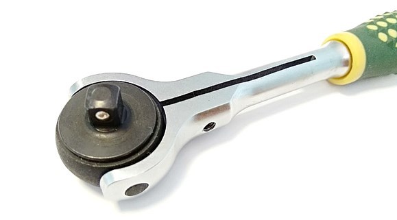 Force K30713 7pc 3/8" Dr. Socket Accessories: 3pc Ratchet Handle, Extention Joint Adapter