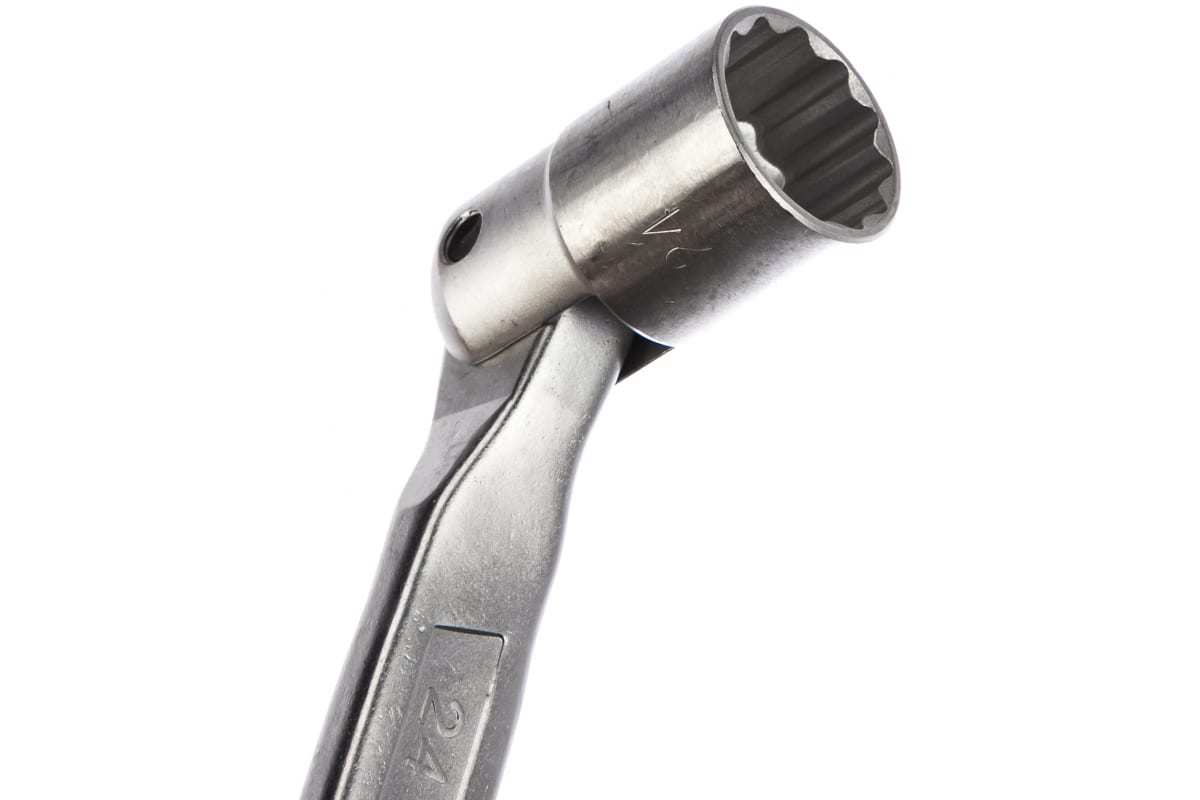 Force 752 Hinged Swivel Flex Double Head Socket Saltus Wrench for Confined Area