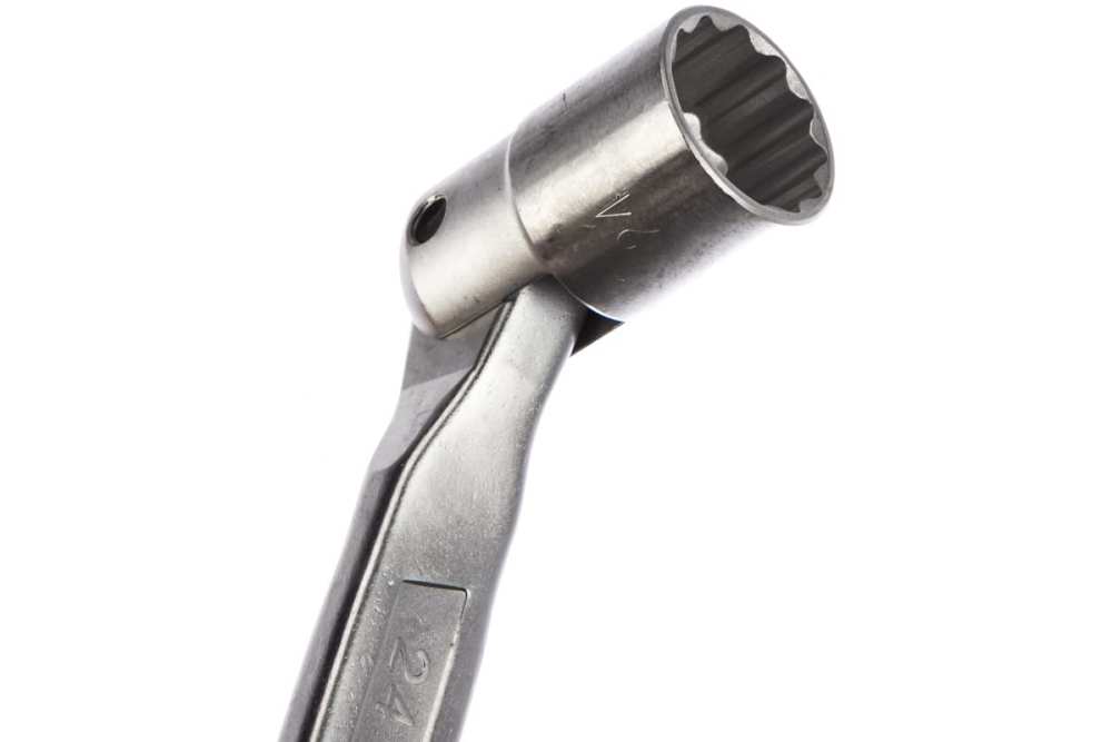 Force 752 Hinged Swivel Flex Double Head Socket Saltus Wrench for Confined Area