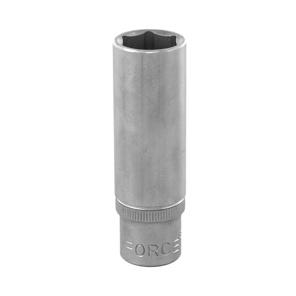 Force T3121 3/8" Dr. 6pt Flank 63mmL Deep Socket 8-22mm 12pc Set