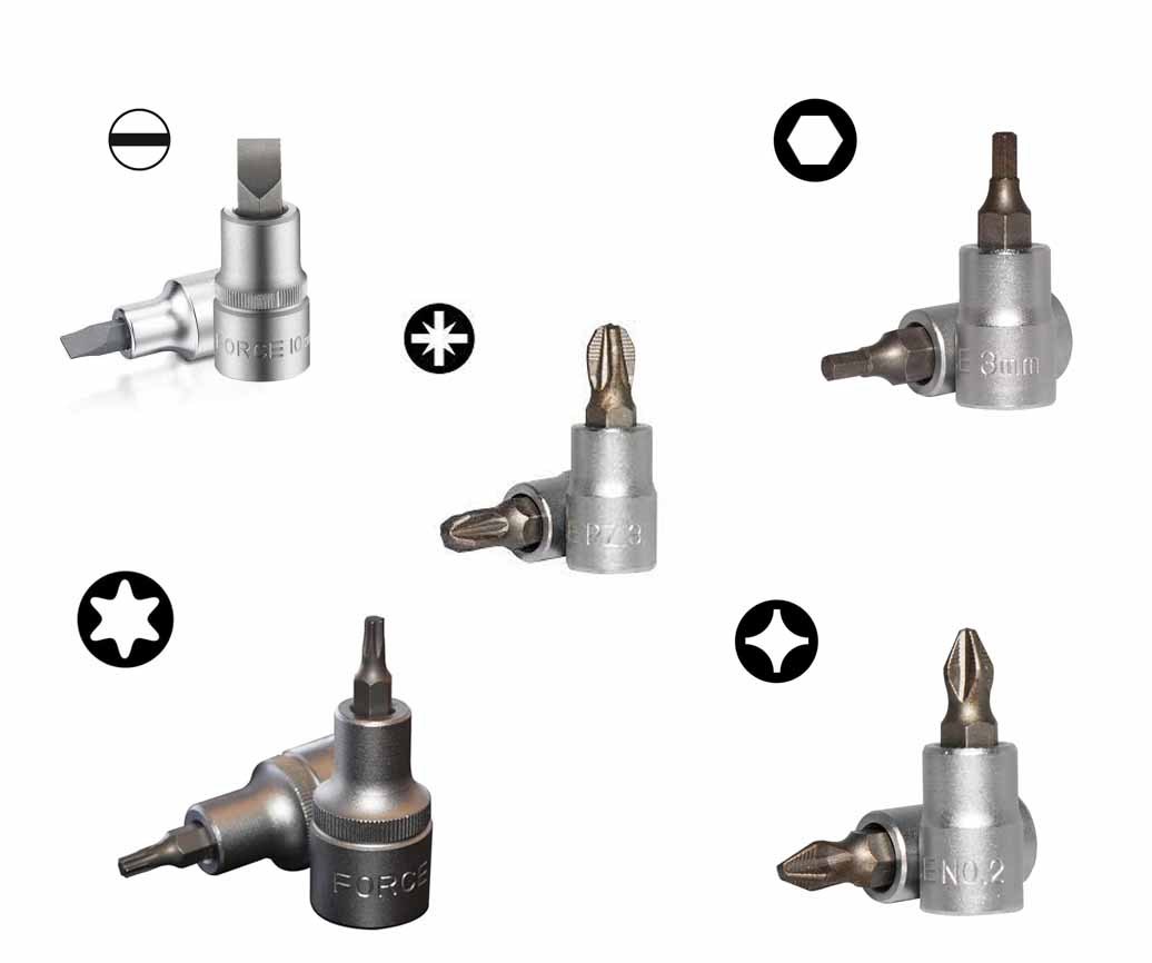 Force T2741 74pc 1/4" Dr. Metric & Imperial Socket and Accessories Master Set