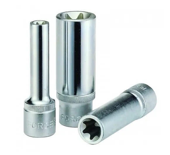 Force T3381 38pc 3/8" Dr. Female E-Star Socket & Torx & Spline Bits Set