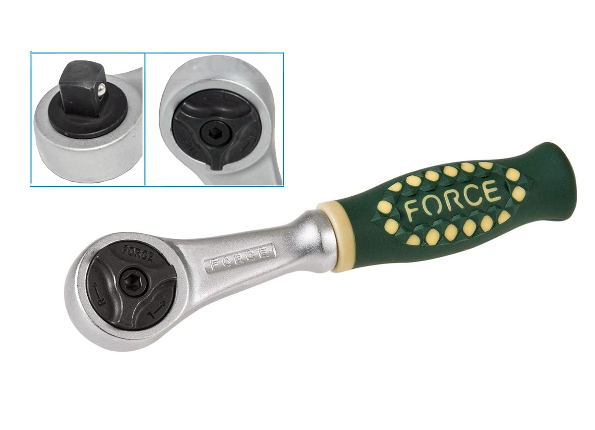 Force T3361 3/8" Dr. Flank Socket & Accessories & Combination Spanner 36pc Set