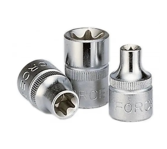 Force T3381 38pc 3/8" Dr. Female E-Star Socket & Torx & Spline Bits Set