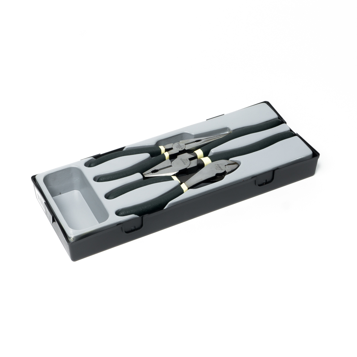 Force T5034 Combination, Long Nose, Diagonal Pliers 3pc Set