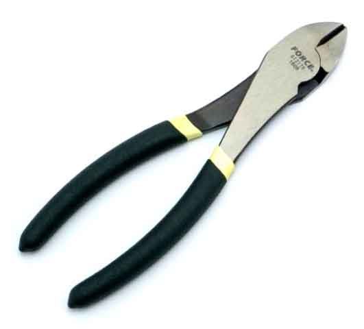 Force T5034 Combination, Long Nose, Diagonal Pliers 3pc Set