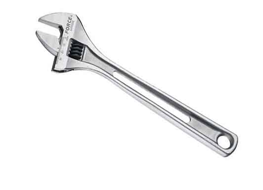 Force T5023 Adjustable Gauged Wrench Shifter 8"+12" 2pc Set