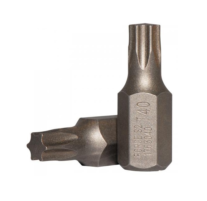 Force T4411 Torx Bits L-key Wrench E-Star Socket 1/4"- 3/8" Dr. 41pc Set